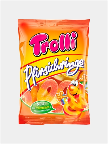 Trolli жевательный мармелад персиковые колечки 100 гр Т1-00022202 - фото 49084