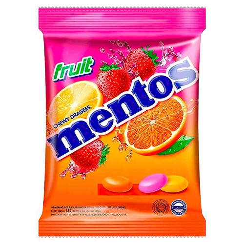 Mentos Fruit конфеты жевательный 135 гр Т1-00018356 - фото 49108