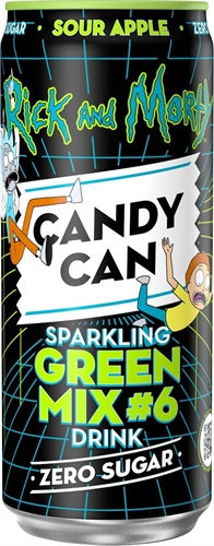 Candy Can Rick&Morty Green Mix Sour Apple напиток сильногазированный 330 мл Т1-00033323 - фото 49131