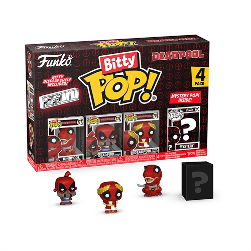 Funko Bitty POP! Deadpool Sleepover+Larp+Heavy Metal+Mystery (1 of 4) 4PK Фигурка Т1-00030726 - фото 49344