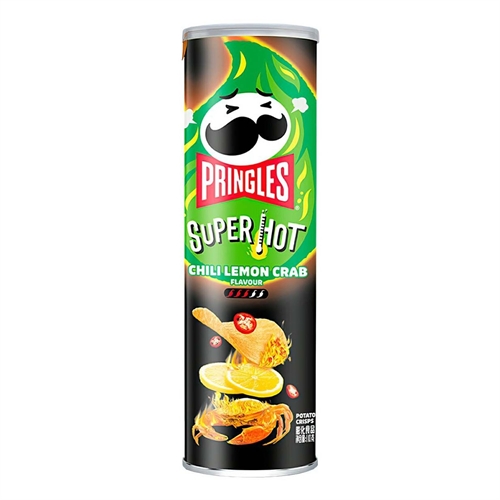 Картофельные чипсы "Pringles", со вкусом лимона, краба и перца чили, 110г Т1-00016952 - фото 49423