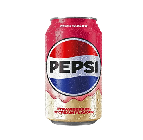 Pepsi Напиток безалкогольный газированный со вкусом клубники и сливок без добавления сахара 330мл Т1-00035003 - фото 49494