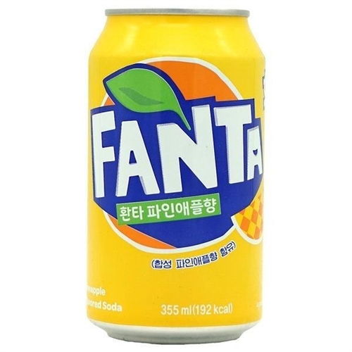 Fanta Pineapple напиток газированный со вкусом ананаса 355 мл Корея Т1-00021071 - фото 49545