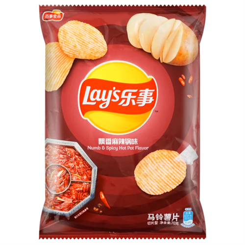 Lay's Spicy Hot Pot чипсы картофельные 40 гр Т1-00036525 - фото 49575