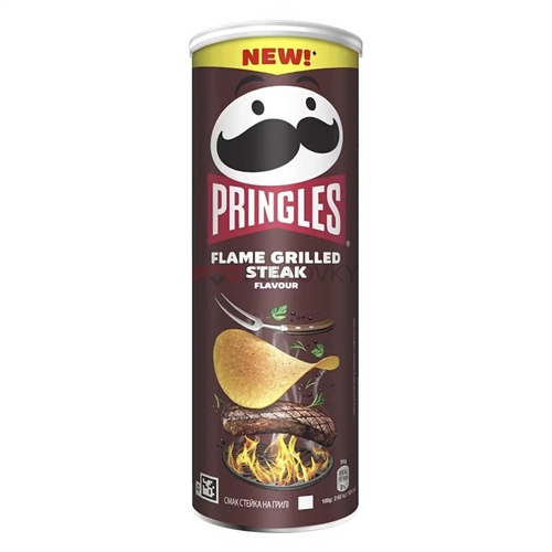 Pringles Flame Grilled Steak Чипсы Стейк на гриле 165гр Т1-00036291 - фото 49577