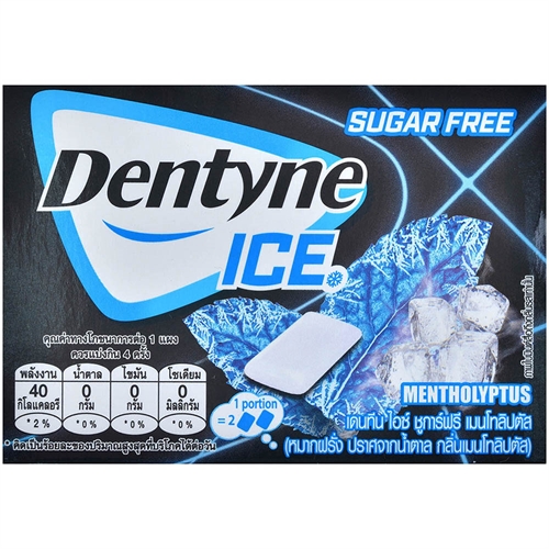 Dentyne Gum Ice Mentholyptus жвачка со вкусом ментола и эвкалипта 15,2 гр Т1-00021817 - фото 49624