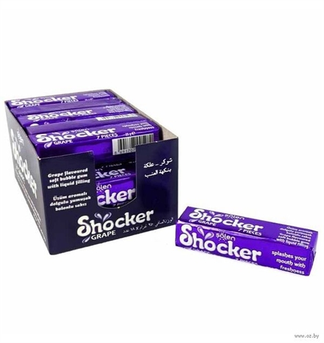 Shocker Grape Жевательная резинка с жидким центром и вкусом винограда Т1-00014689 - фото 49635