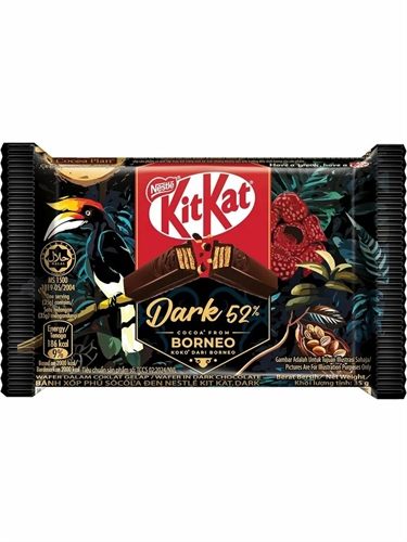 KitKat 4 Fingers Dark Borneo Шоколад 35гр Т1-00037038 - фото 49642