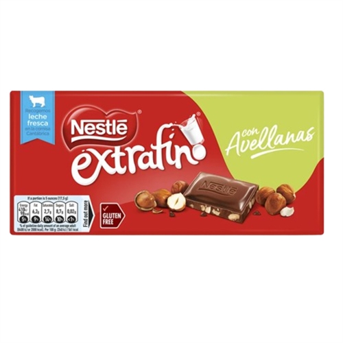 Nestle Extrafino Шок. плитка Молочный шоколад и Лесные орехи 123гр Т1-00034282 - фото 49665