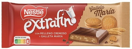 Nestle Extrafino Шок. плитка Молочный шоколад Maria сливочная начинка и печенье 83гр Т1-00034290 - фото 49669