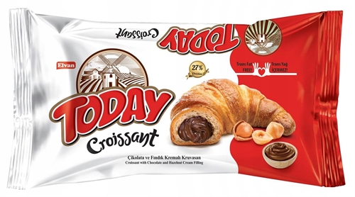 Today Croissant With Chokolate Sauce круассан с шоколадным соусом 45 гр УТ-00004182 - фото 49670
