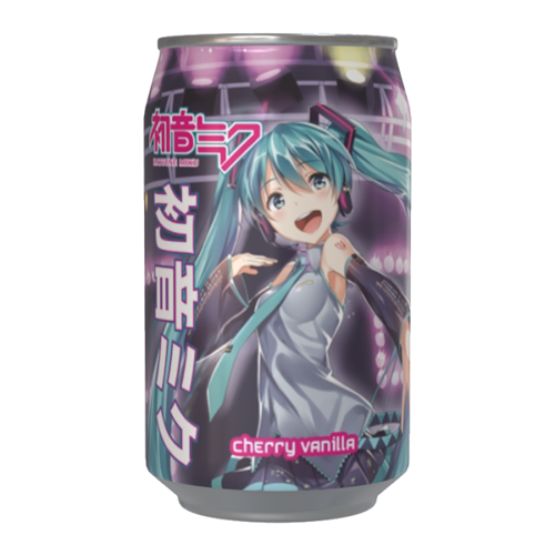Kawaji Hatsune Miku напиток газированный со вкусом вишни, ванили и крем-соды 330мл Т1-00034996 - фото 49743