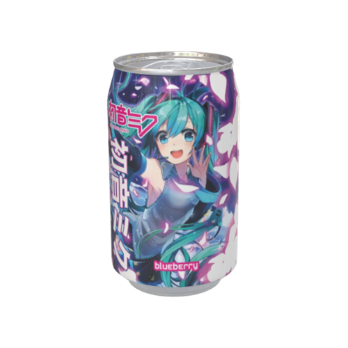 Kawaji Hatsune Miku напиток газированный со вкусом голубики и крем-соды 330мл Т1-00034992 - фото 49747