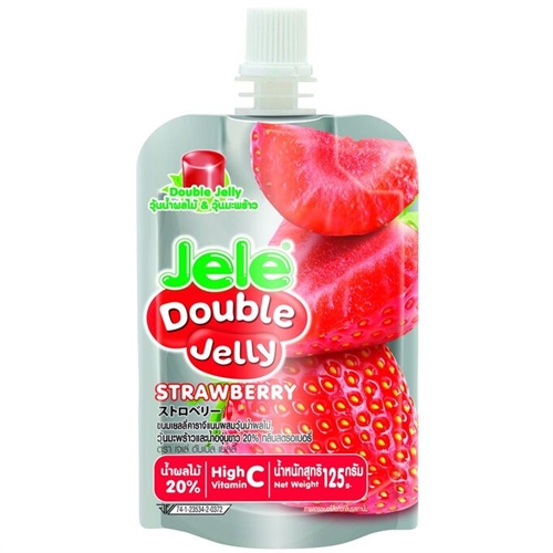 Jele Double Jeley Strawberry желе со вкусом клубника 125 гр УТ-00006401 - фото 49914