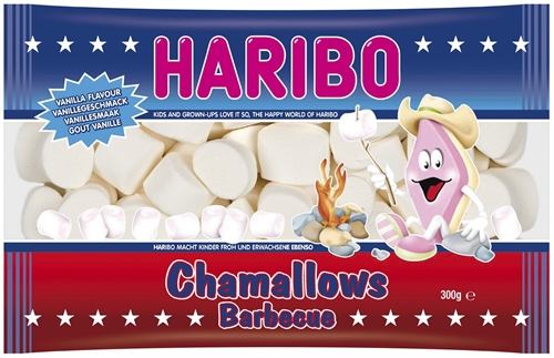 Haribo Chamallows Barbecue маршмеллоу 300 гр Т1-00016887 - фото 49942