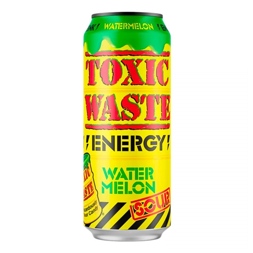Toxic Waste Sour Watermelon Напиток энергетический Кислый Арбуз 500мл (12) Т1-00037244 - фото 49943
