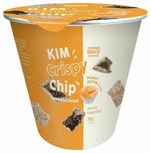 Yopokki Kim Crispy Chip Peanut Butter чипсы из морской капусты со вкусом орех масла Т1-00019309 - фото 49959