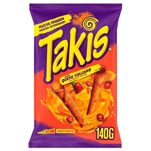 Takis Queso Vulcano Чипсы кукурузные 90г Т1-00039102 - фото 49974