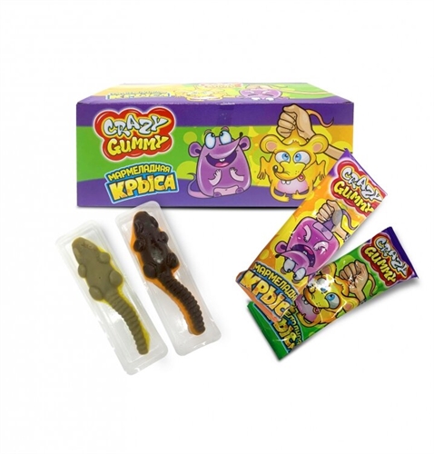 Crazy Gummy мармелад жевательный Крыса 15 гр Т1-00022046 - фото 49985