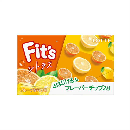 Lotte FIT`S Refreshing Citrus Резинка жевательная освежающий цитрус 24.6г Т1-00025391 - фото 49997
