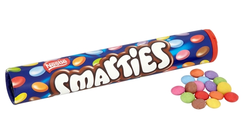 Nestle Smarties шоколадное драже Туба синяя 130 гр. 00-00001689 - фото 49999