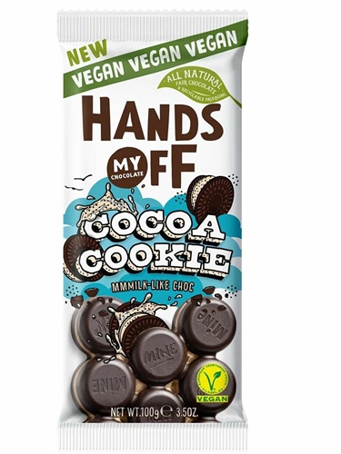 Hands Off Cocoa Cookie шоколад молочный веганский 100 гр Т1-00022278 - фото 50023