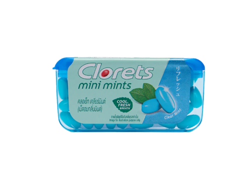 Clorets Mini Mints Clear Mint мятные освежающие конфеты 12 гр Т1-00022963 - фото 50041