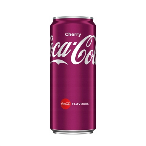Coca-Cola Cherry Slim газированный напиток со вкусом вишни 330 мл, ж/б, Польша Т1-00029022 - фото 50182