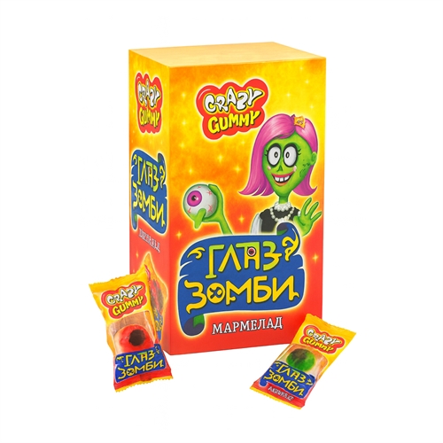 Grazy Gummy Глаз Зомби Жев.мармелад 10 гр Т1-00038306 - фото 50199