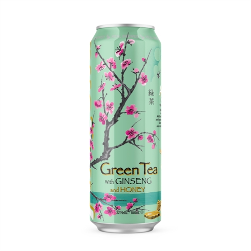 Arizona green tea with ginseng напиток чайный негазированный 680 мл 00-00000046 - фото 50266