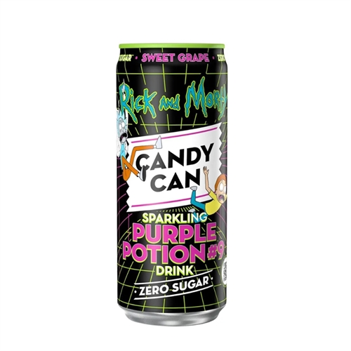 Candy Can Rick&Morty Purple Mix Sweet Grape напиток сильногазированный 330 мл Т1-00033324 - фото 50345