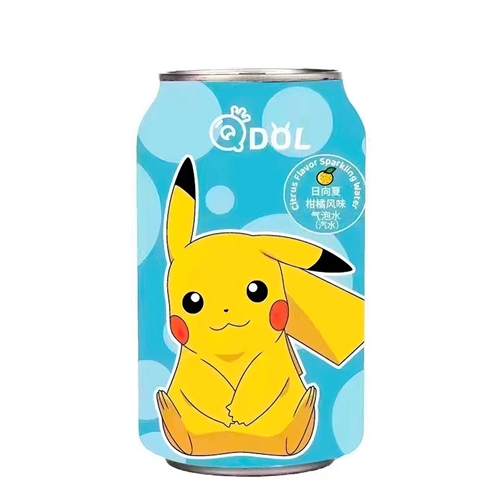 Qdol Pokemon газированный напиток со вкусом цитруса 330 мл Т1-00018985 - фото 50352