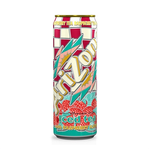 Arizona raspberry ice tea напиток чайный негазированный со вкусом малины 680 мл 00-00000063 - фото 50355