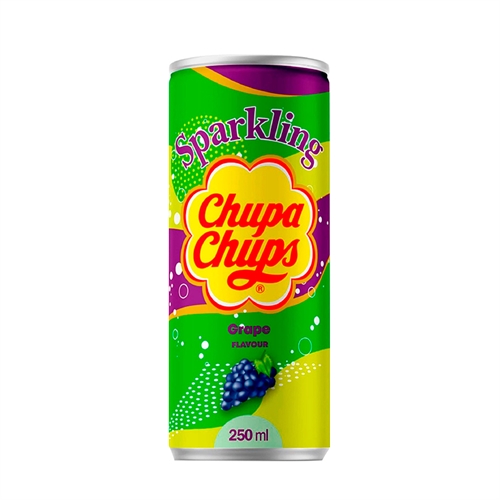 Chupa Chups Grape напиток газированный со вкусом винограда 250 мл УТ-00003457 - фото 50416