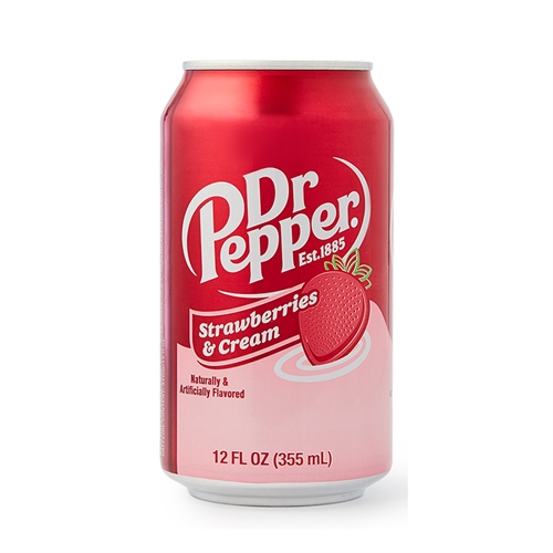 Dr.Pepper Strawberries&Cream газированный напиток 355 мл Т1-00016283 - фото 50443