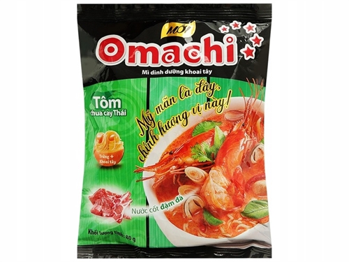 Omachi лапша быстрого приготовления со вкусом креветки 80 гр Т1-00021708 - фото 50448