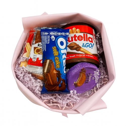 Сладкий букет с Nutella, Kinder, Milka, Oreo и Kit-Kat Т1-00039311-1 - фото 50538