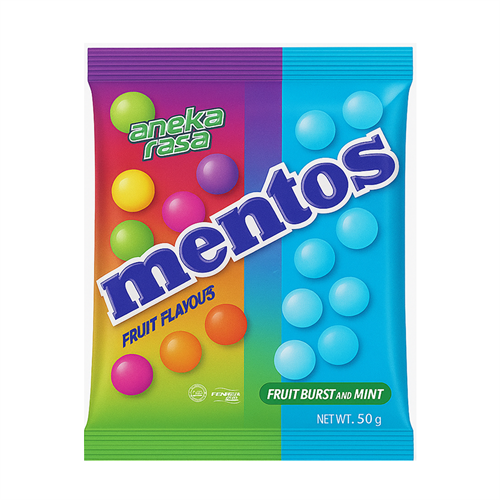 Mentos Assorted Жев. конфеты Фруктовое ассорти и Мята 405г Т1-00040184 - фото 50713