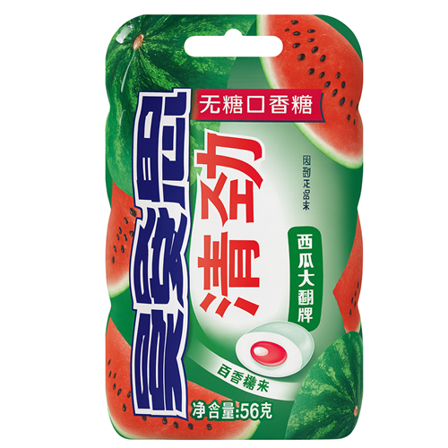 Mentos Sugar Free Refreshing Watermelon Жев. резинка Арбуз 56гр Т1-00040185 - фото 50715