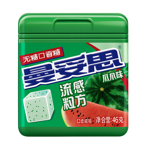 Mentos Frozen Granules Sugar Free Watermelon Жев. резинка морозные гранулы 46гр Т1-00040186 - фото 50716