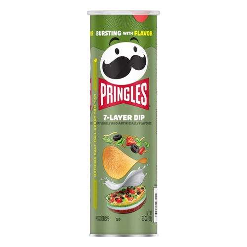 Pringles 7-Layer Dip Чипсы Соус-7 слоев 158гр Т1-00040423 - фото 50746