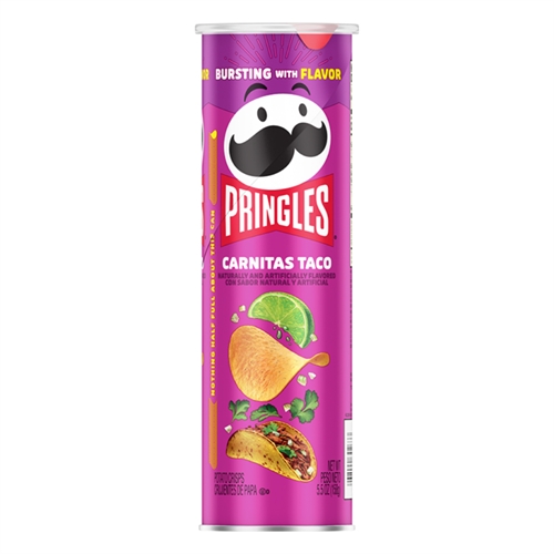 Pringles Carnitas Taco Чипсы Тако с мясом 158гр Т1-00040424 - фото 50747