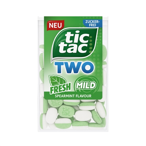 Tic Tac TWO Spearmint Жев. конфеты Мята 38,5гр Т1-00040421 - фото 50775