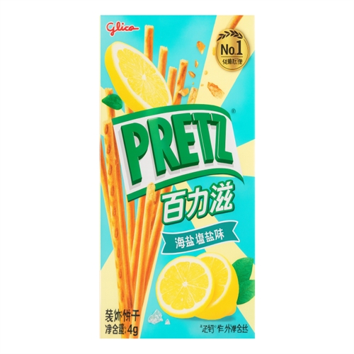 Pretz Sea Salt & Lemon Бисквитные палочки с морской солью и лимоном 41 гр Т1-00040388 - фото 50790
