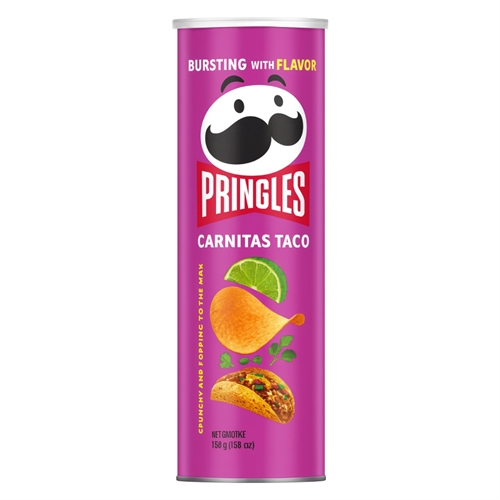 Pringles Carnitas Taco Чипсы Тако с мясом 158гр Т1-00040424 - фото 50792