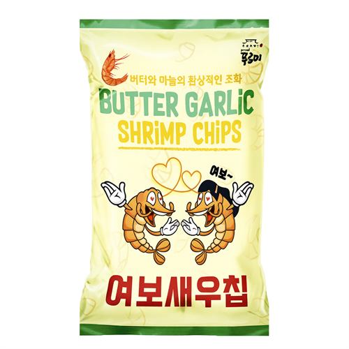 HUMANWELL Чипсы Shrimp Chip со вкусом сливочного масла и чеснока 48 гр Т1-00040564 - фото 50865