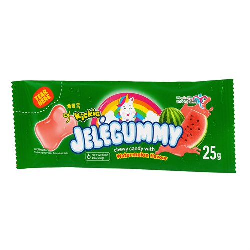 KIOKIO Желе жевательное конняку JeleGummy со вкусами арбуз, гуава, яблоко 25 гр Т1-00040729 - фото 50925