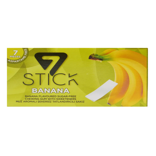 7 Stick Banana Жевательная резинка без сахара со вкусом банана 15 гр Т1-00038085 - фото 51026