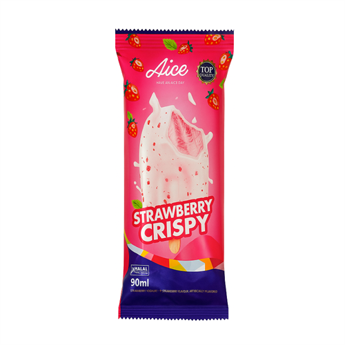 Мороженое "Aice" эскимо Хрустящая клубника 90 гр Т1-00034862 - фото 51047
