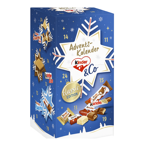 Адвент календарь Ferrero Kinder & Co Christmas Adventskalender Синий 295гр (6) НГ Т1-00040950 - фото 51050